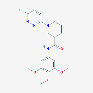 molecular formula C19H23ClN4O4 B10984107 1-(6-chloropyridazin-3-yl)-N-(3,4,5-trimethoxyphenyl)piperidine-3-carboxamide 