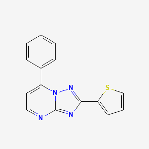 7-Phenyl-2-(thiophen-2-yl)[1,2,4]triazolo[1,5-a]pyrimidine