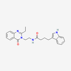 N-[2-(2-ethyl-4-oxoquinazolin-3(4H)-yl)ethyl]-4-(1H-indol-3-yl)butanamide