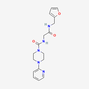 N-{2-[(furan-2-ylmethyl)amino]-2-oxoethyl}-4-(pyridin-2-yl)piperazine-1-carboxamide