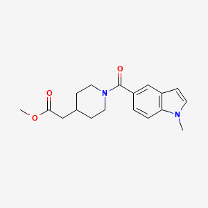 methyl {1-[(1-methyl-1H-indol-5-yl)carbonyl]piperidin-4-yl}acetate