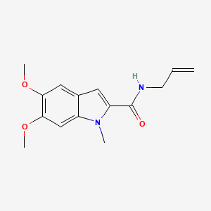 5,6-dimethoxy-1-methyl-N-(prop-2-en-1-yl)-1H-indole-2-carboxamide