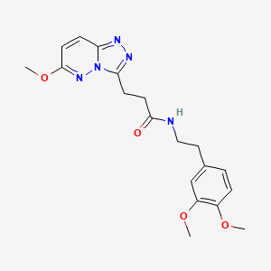 N-[2-(3,4-dimethoxyphenyl)ethyl]-3-(6-methoxy[1,2,4]triazolo[4,3-b]pyridazin-3-yl)propanamide