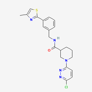 1-(6-chloropyridazin-3-yl)-N-(3-(4-methylthiazol-2-yl)benzyl)piperidine-3-carboxamide