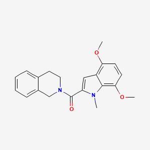 3,4-dihydroisoquinolin-2(1H)-yl(4,7-dimethoxy-1-methyl-1H-indol-2-yl)methanone