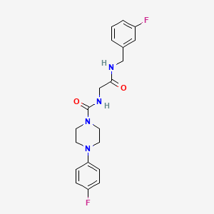 N-{2-[(3-fluorobenzyl)amino]-2-oxoethyl}-4-(4-fluorophenyl)piperazine-1-carboxamide