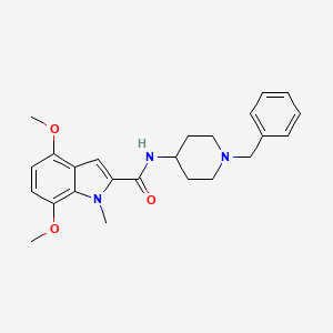 N-(1-benzylpiperidin-4-yl)-4,7-dimethoxy-1-methyl-1H-indole-2-carboxamide