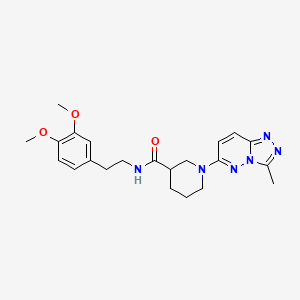 N-[2-(3,4-dimethoxyphenyl)ethyl]-1-(3-methyl[1,2,4]triazolo[4,3-b]pyridazin-6-yl)piperidine-3-carboxamide