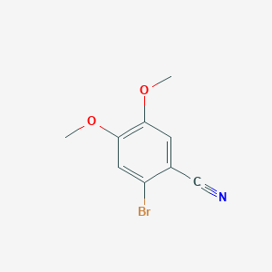 molecular formula C9H8BrNO2 B010985 2-溴-4,5-二甲氧基苯甲腈 CAS No. 109305-98-8