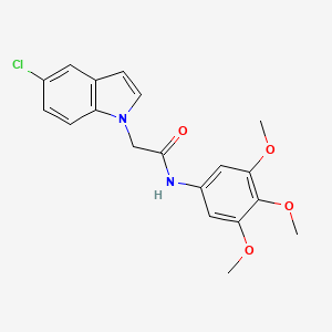 2-(5-chloro-1H-indol-1-yl)-N-(3,4,5-trimethoxyphenyl)acetamide