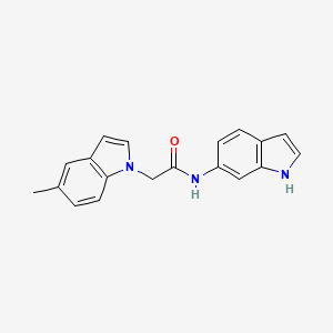 N-(1H-indol-6-yl)-2-(5-methyl-1H-indol-1-yl)acetamide