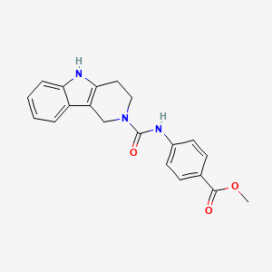 methyl 4-[(1,3,4,5-tetrahydro-2H-pyrido[4,3-b]indol-2-ylcarbonyl)amino]benzoate