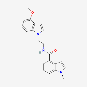 N-[2-(4-methoxy-1H-indol-1-yl)ethyl]-1-methyl-1H-indole-4-carboxamide