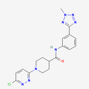 molecular formula C18H19ClN8O B10985362 C18H19ClN8O 