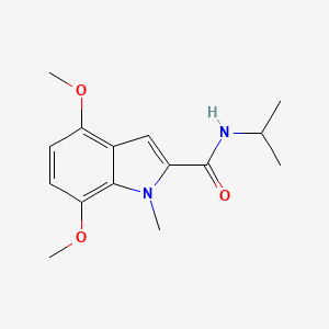 4,7-dimethoxy-1-methyl-N-(propan-2-yl)-1H-indole-2-carboxamide