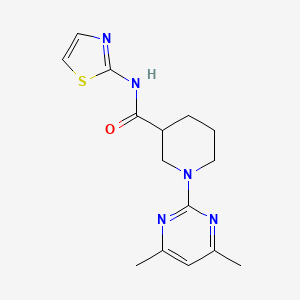 1-(4,6-dimethylpyrimidin-2-yl)-N-(thiazol-2-yl)piperidine-3-carboxamide