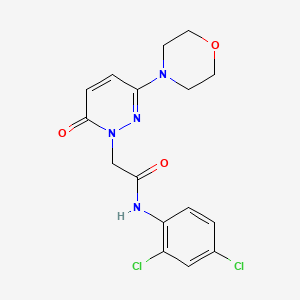 N-(2,4-dichlorophenyl)-2-[3-(morpholin-4-yl)-6-oxopyridazin-1(6H)-yl]acetamide