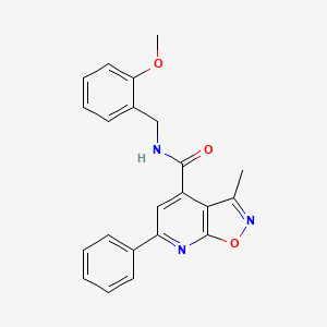 N-(2-methoxybenzyl)-3-methyl-6-phenyl[1,2]oxazolo[5,4-b]pyridine-4-carboxamide