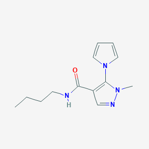 N-butyl-1-methyl-5-(1H-pyrrol-1-yl)-1H-pyrazole-4-carboxamide