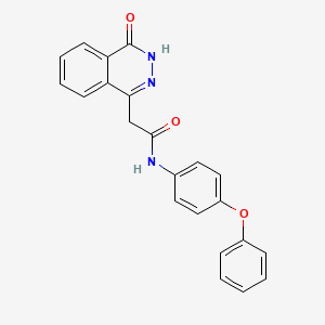 2-(4-hydroxyphthalazin-1-yl)-N-(4-phenoxyphenyl)acetamide