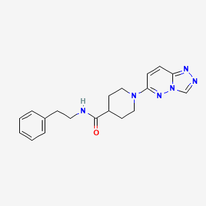 N-(2-phenylethyl)-1-([1,2,4]triazolo[4,3-b]pyridazin-6-yl)piperidine-4-carboxamide