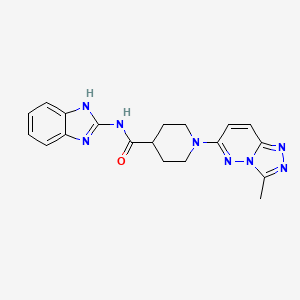 N-(1H-benzimidazol-2-yl)-1-(3-methyl[1,2,4]triazolo[4,3-b]pyridazin-6-yl)piperidine-4-carboxamide