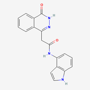 2-(4-hydroxyphthalazin-1-yl)-N-(1H-indol-4-yl)acetamide