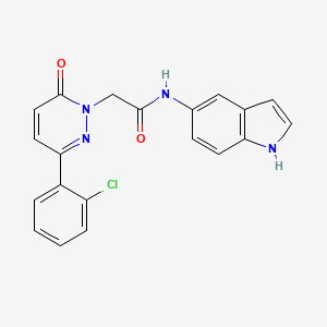 2-[3-(2-chlorophenyl)-6-oxopyridazin-1(6H)-yl]-N-(1H-indol-5-yl)acetamide