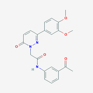 N-(3-acetylphenyl)-2-(3-(3,4-dimethoxyphenyl)-6-oxopyridazin-1(6H)-yl)acetamide