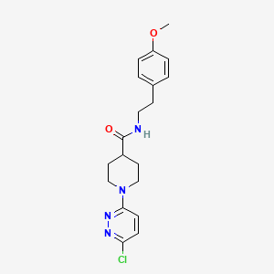 molecular formula C19H23ClN4O2 B10986015 1-(6-chloropyridazin-3-yl)-N-[2-(4-methoxyphenyl)ethyl]piperidine-4-carboxamide 