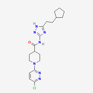 molecular formula C19H26ClN7O B10986042 C19H26ClN7O 