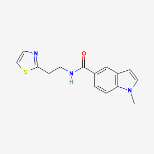 1-methyl-N-[2-(1,3-thiazol-2-yl)ethyl]-1H-indole-5-carboxamide