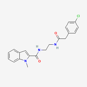 N-(2-{[(4-chlorophenyl)acetyl]amino}ethyl)-1-methyl-1H-indole-2-carboxamide