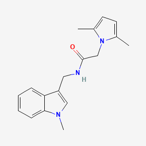 2-(2,5-dimethyl-1H-pyrrol-1-yl)-N-[(1-methyl-1H-indol-3-yl)methyl]acetamide