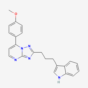 2-[3-(1H-indol-3-yl)propyl]-7-(4-methoxyphenyl)[1,2,4]triazolo[1,5-a]pyrimidine