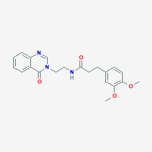 3-(3,4-dimethoxyphenyl)-N-[2-(4-oxoquinazolin-3(4H)-yl)ethyl]propanamide