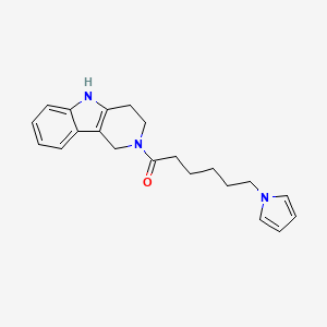 6-(1H-Pyrrol-1-YL)-1-(1,3,4,5-tetrahydro-2H-pyrido[4,3-B]indol-2-YL)-1-hexanone