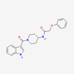 N-[1-(1H-indol-3-ylcarbonyl)piperidin-4-yl]-2-phenoxyacetamide