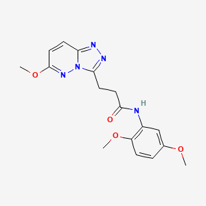 N-(2,5-dimethoxyphenyl)-3-(6-methoxy[1,2,4]triazolo[4,3-b]pyridazin-3-yl)propanamide