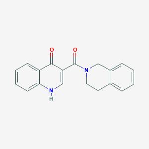 molecular formula C19H16N2O2 B10986873 3,4-dihydroisoquinolin-2(1H)-yl(4-hydroxyquinolin-3-yl)methanone 