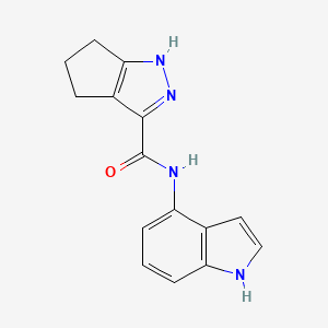 N-(1H-indol-4-yl)-2,4,5,6-tetrahydrocyclopenta[c]pyrazole-3-carboxamide