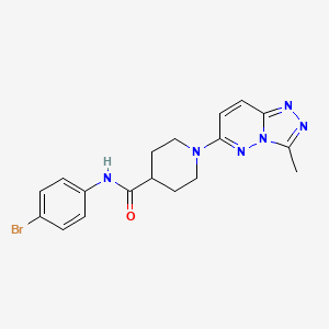 N-(4-bromophenyl)-1-(3-methyl[1,2,4]triazolo[4,3-b]pyridazin-6-yl)piperidine-4-carboxamide