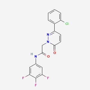 2-[3-(2-chlorophenyl)-6-oxopyridazin-1(6H)-yl]-N-(3,4,5-trifluorophenyl)acetamide