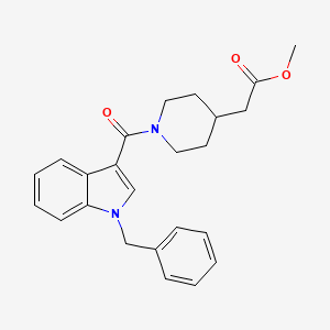 methyl {1-[(1-benzyl-1H-indol-3-yl)carbonyl]piperidin-4-yl}acetate