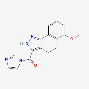 1H-imidazol-1-yl(6-methoxy-4,5-dihydro-1H-benzo[g]indazol-3-yl)methanone