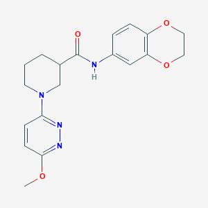 N-(2,3-dihydro-1,4-benzodioxin-6-yl)-1-(6-methoxypyridazin-3-yl)piperidine-3-carboxamide