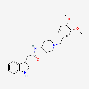 N-[1-(3,4-dimethoxybenzyl)piperidin-4-yl]-2-(1H-indol-3-yl)acetamide