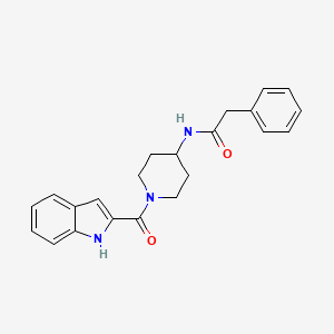 N-[1-(1H-indol-2-ylcarbonyl)piperidin-4-yl]-2-phenylacetamide