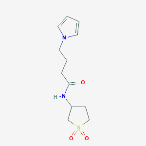 N-(1,1-dioxidotetrahydrothiophen-3-yl)-4-(1H-pyrrol-1-yl)butanamide