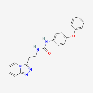 N-(4-Phenoxyphenyl)-N'-(2-[1,2,4]triazolo[4,3-A]pyridin-3-ylethyl)urea